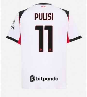 AC Milan Christian Pulisic #11 Replik Auswärtstrikot 2025-26 Kurzarm
